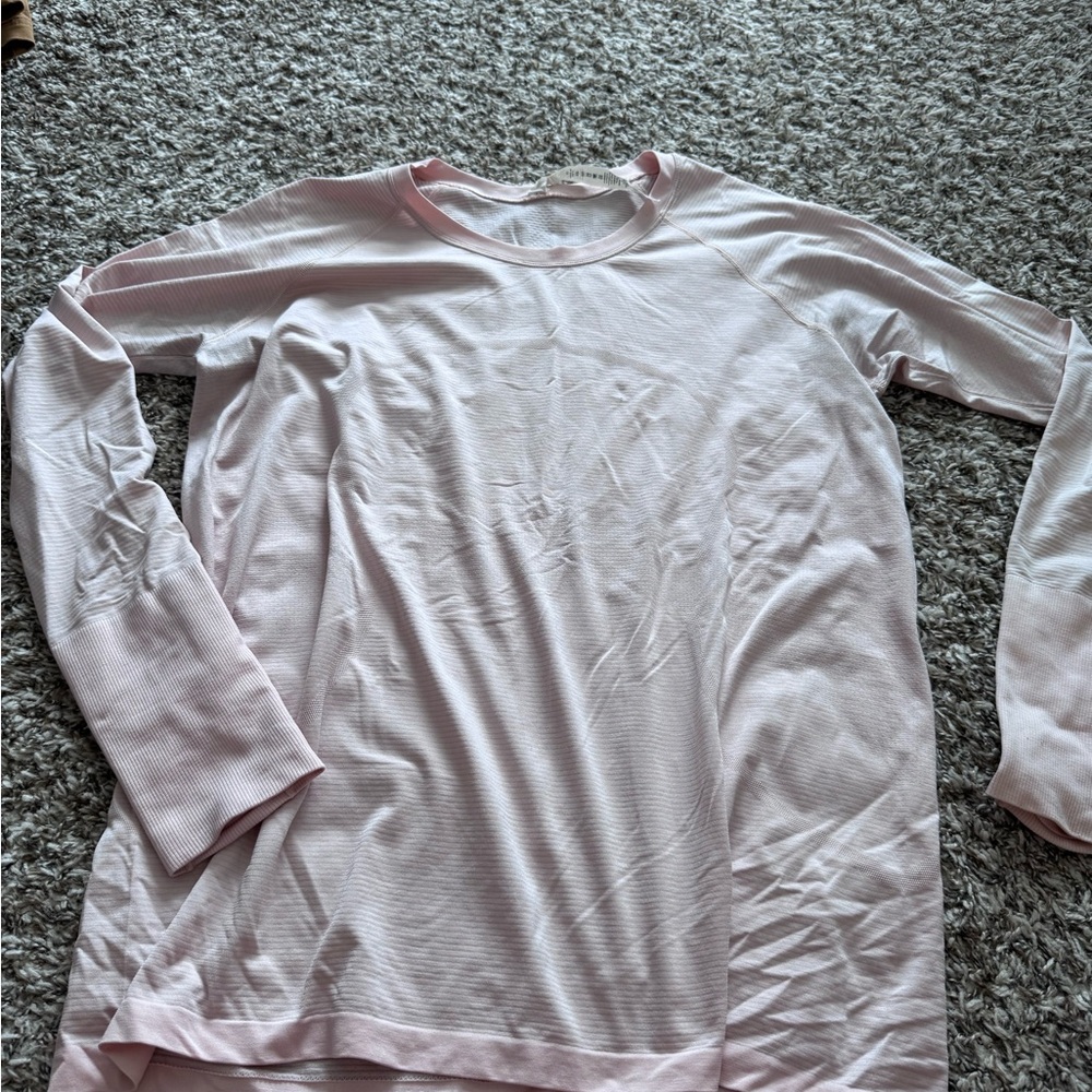 Light Pink Long Sleeve Top